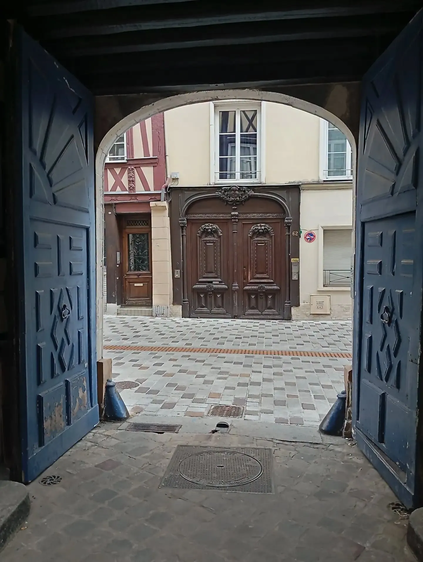 Rue Beauvoisine, Rouen — Photo par Rouenenphoto