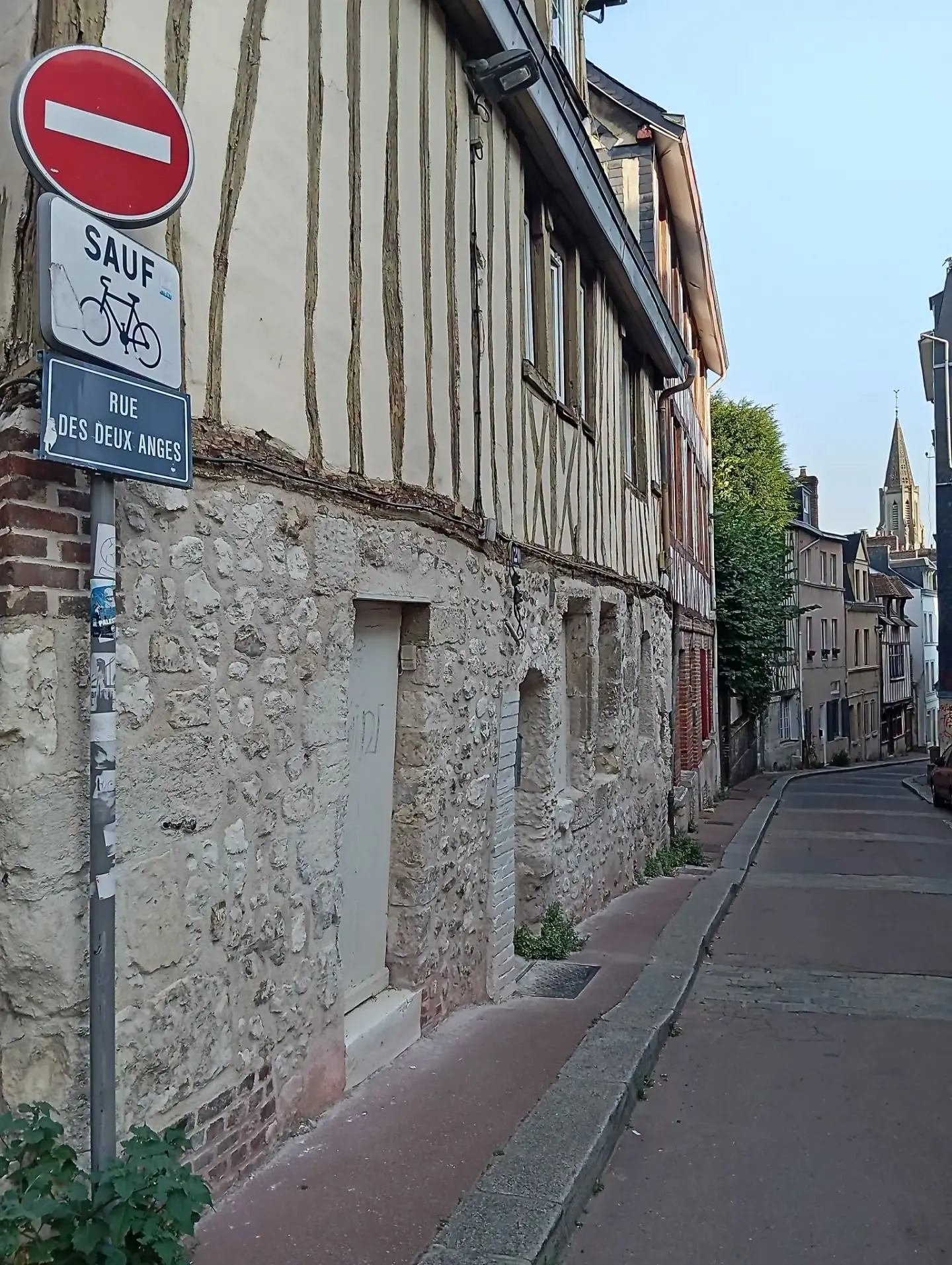 Rue des Deux-Anges, Rouen — Photo par Rouenenphoto