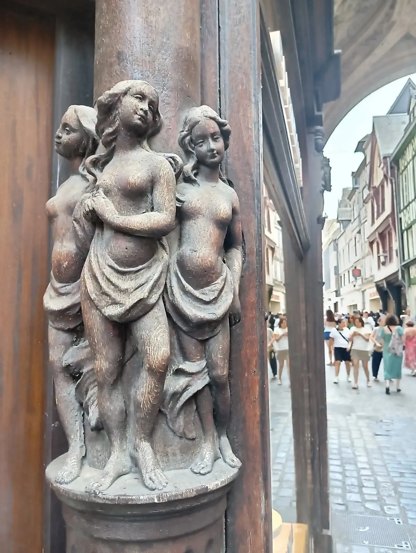 Rue du Gros-Horloge, Rouen — Photo par Rouenenphoto
