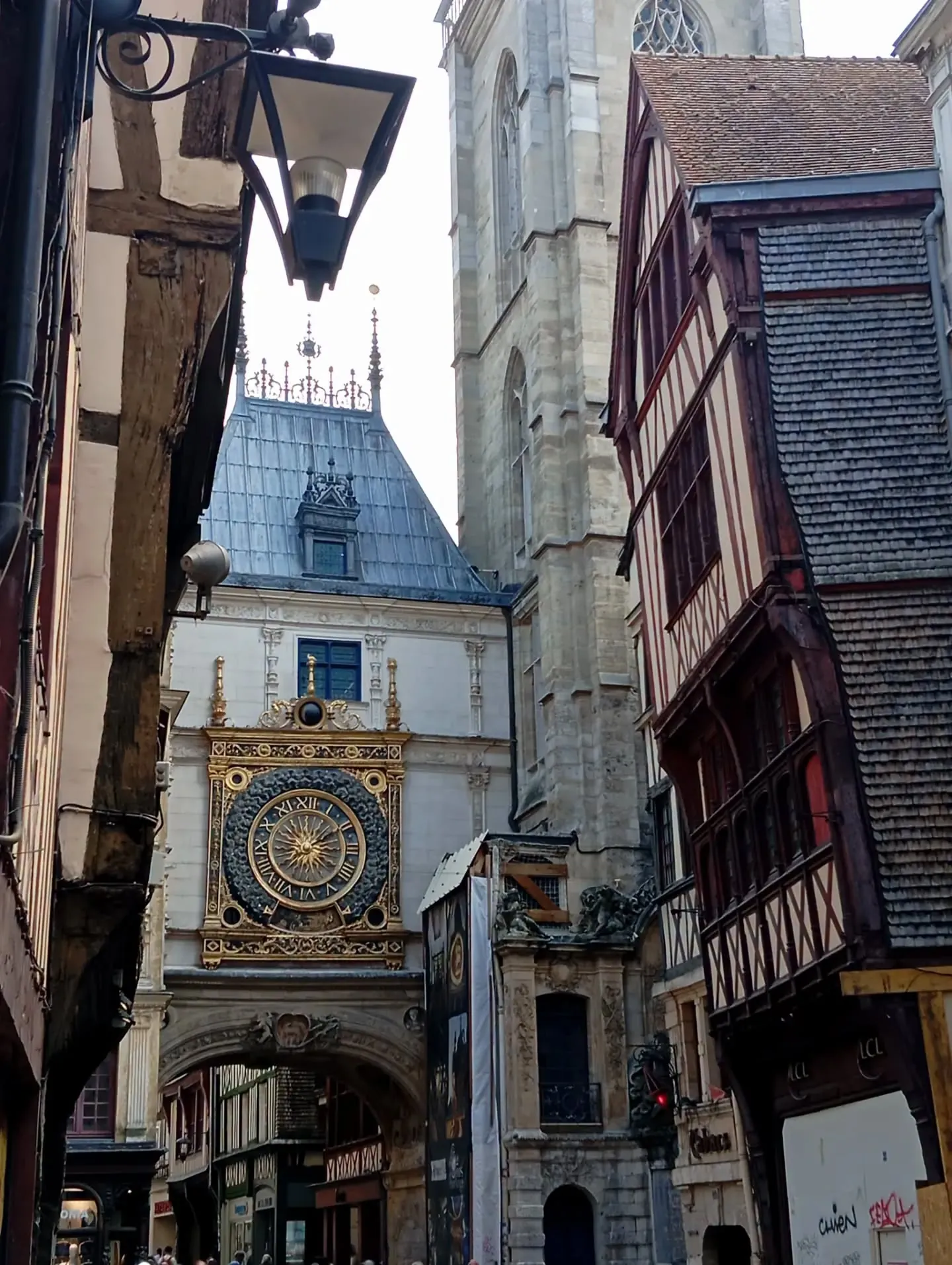 Rue du Gros-Horloge, Rouen — Photo par Rouenenphoto