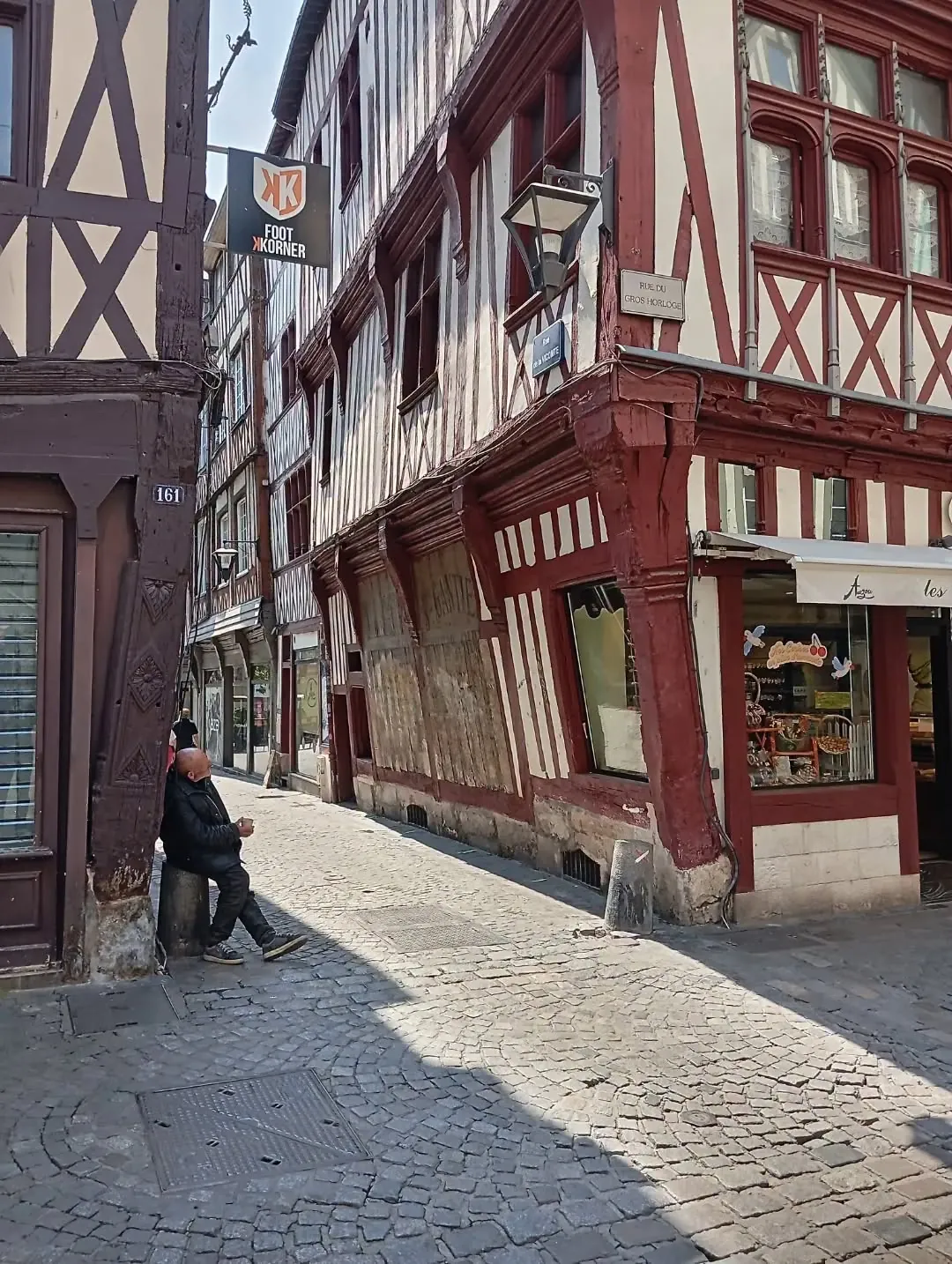 Rue du Gros-Horloge, Rouen — Photo par Rouenenphoto