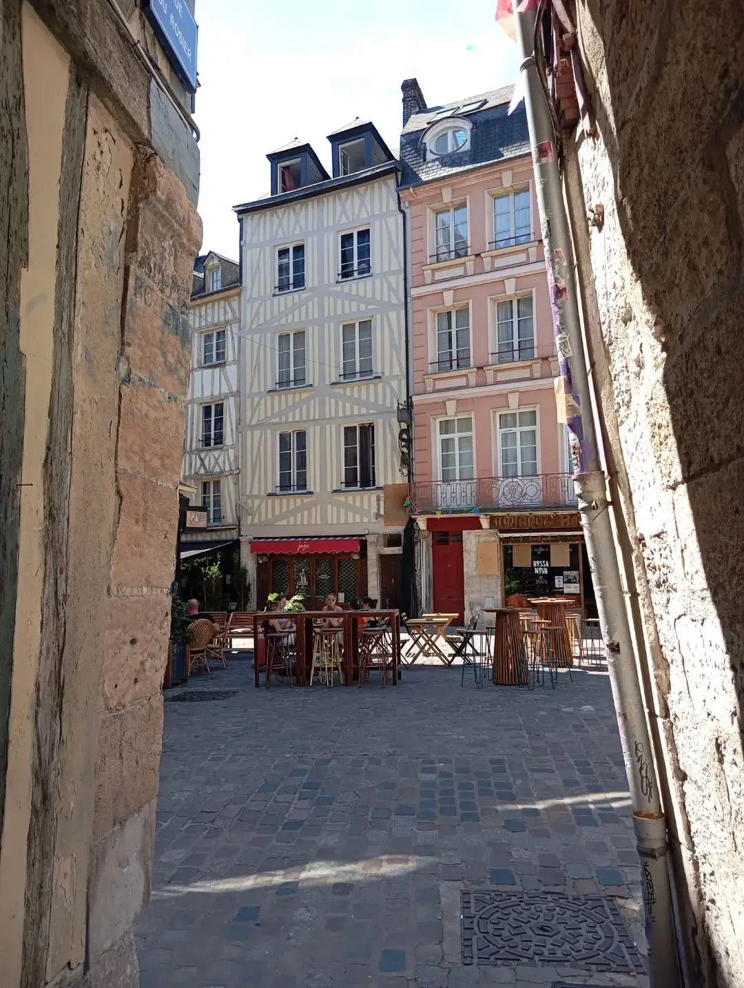 Rue du Rosier, Rouen — Photo par Rouenenphoto