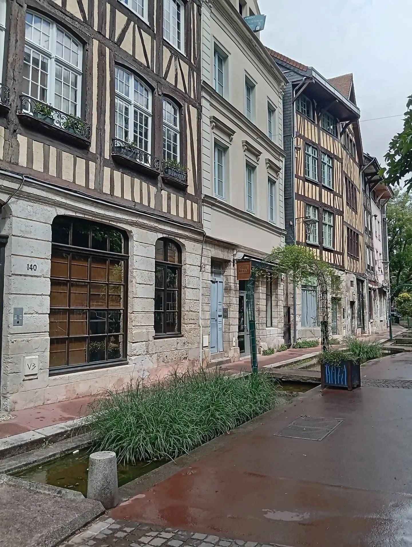 Rue Eau-de-Robec, Rouen — Photo par Rouenenphoto