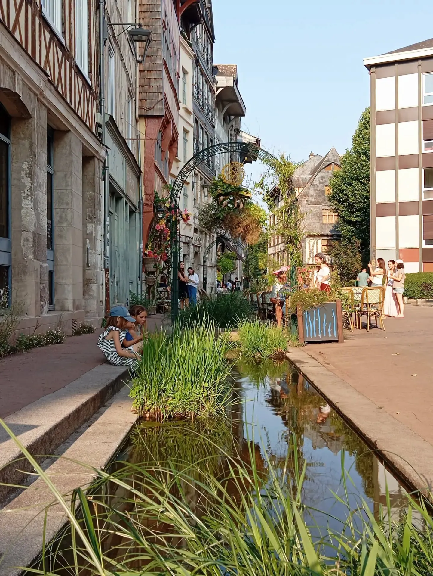 Rue Eau-de-Robec, Rouen — Photo par Rouenenphoto