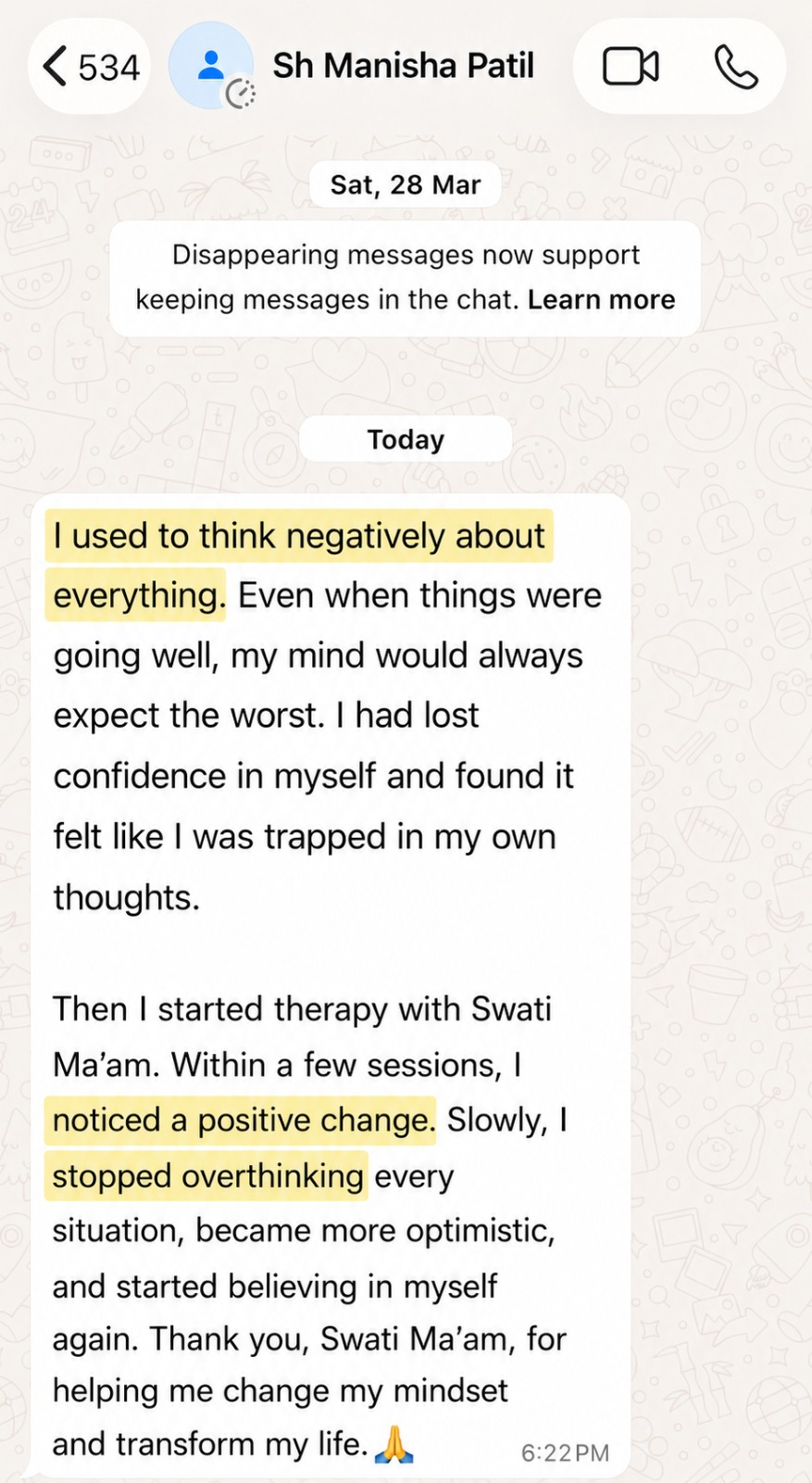 Client WhatsApp Review 4