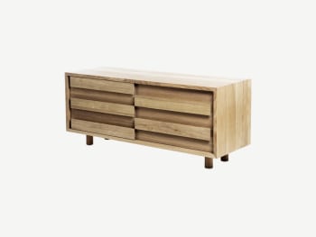 Solid wood dresser