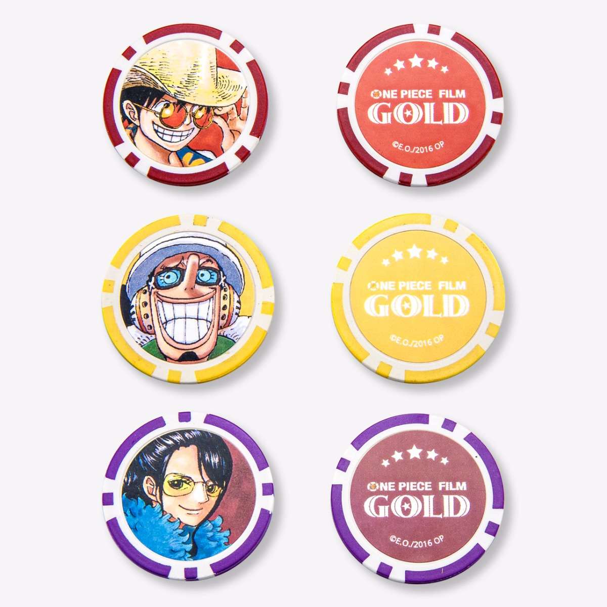 Funimation on X: The One Piece Film Gold & Heart of Gold Blu-ray/DVD sets  are SUUUPER! Pre-order them and get a set of poker chips!    / X