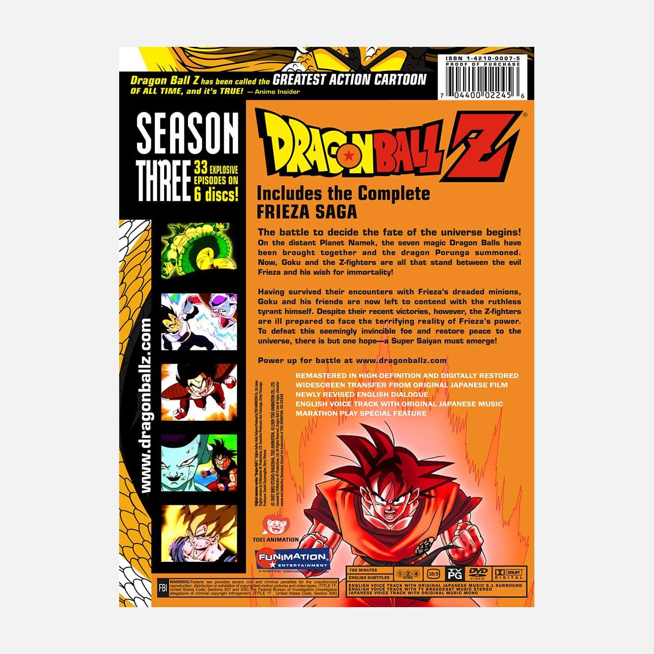 Dragon Ball Z - Season Three | Home-Video