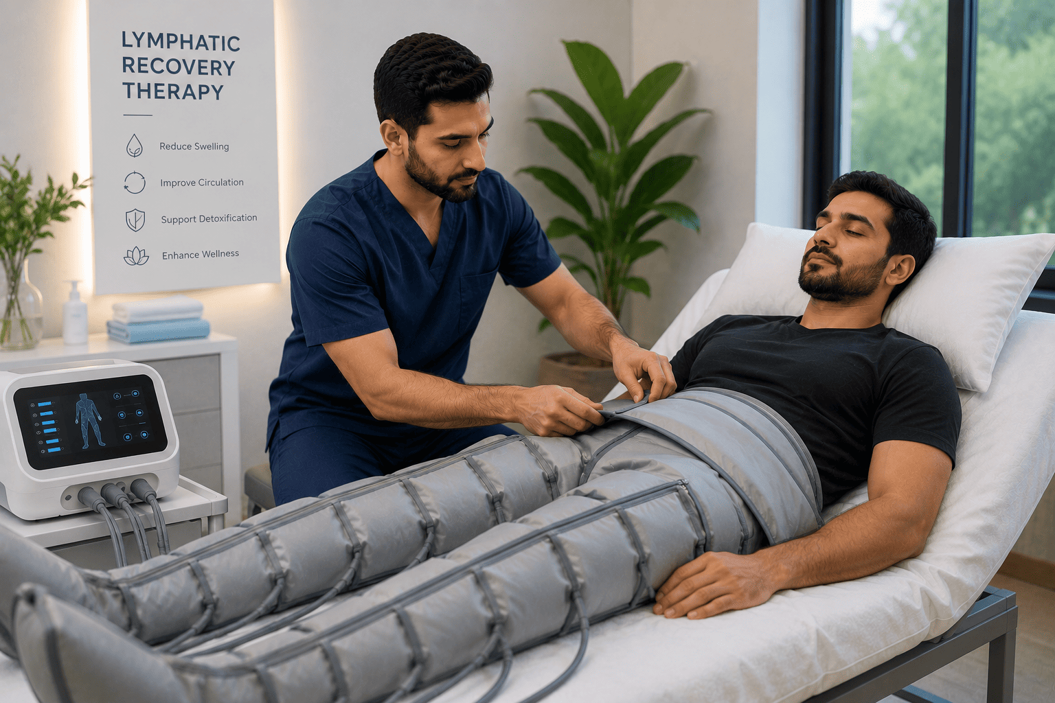 علاج التصريف اللمفاوي للتعافي