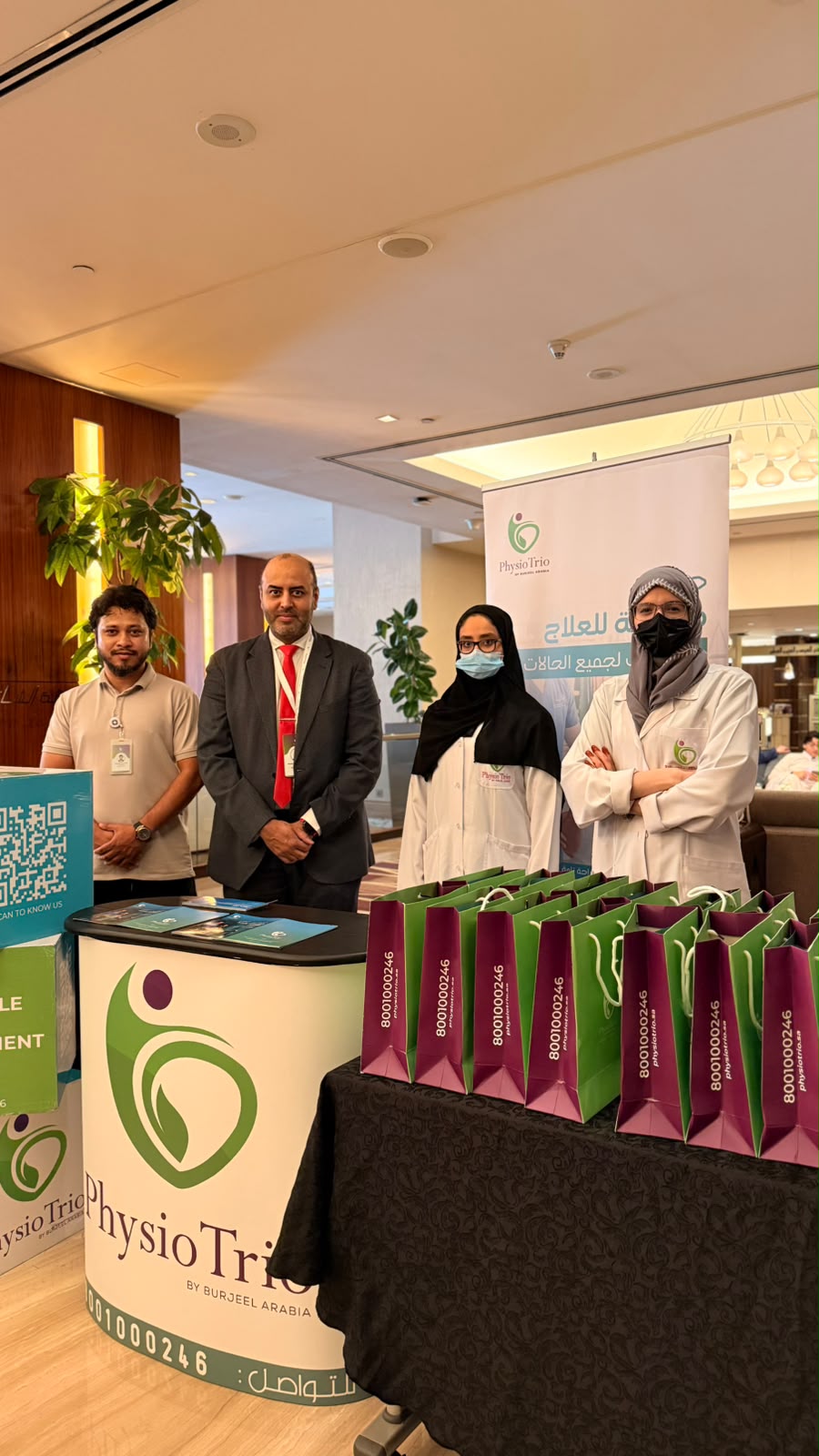 PhysioTrio Makkah Supports Breast Cancer Awareness