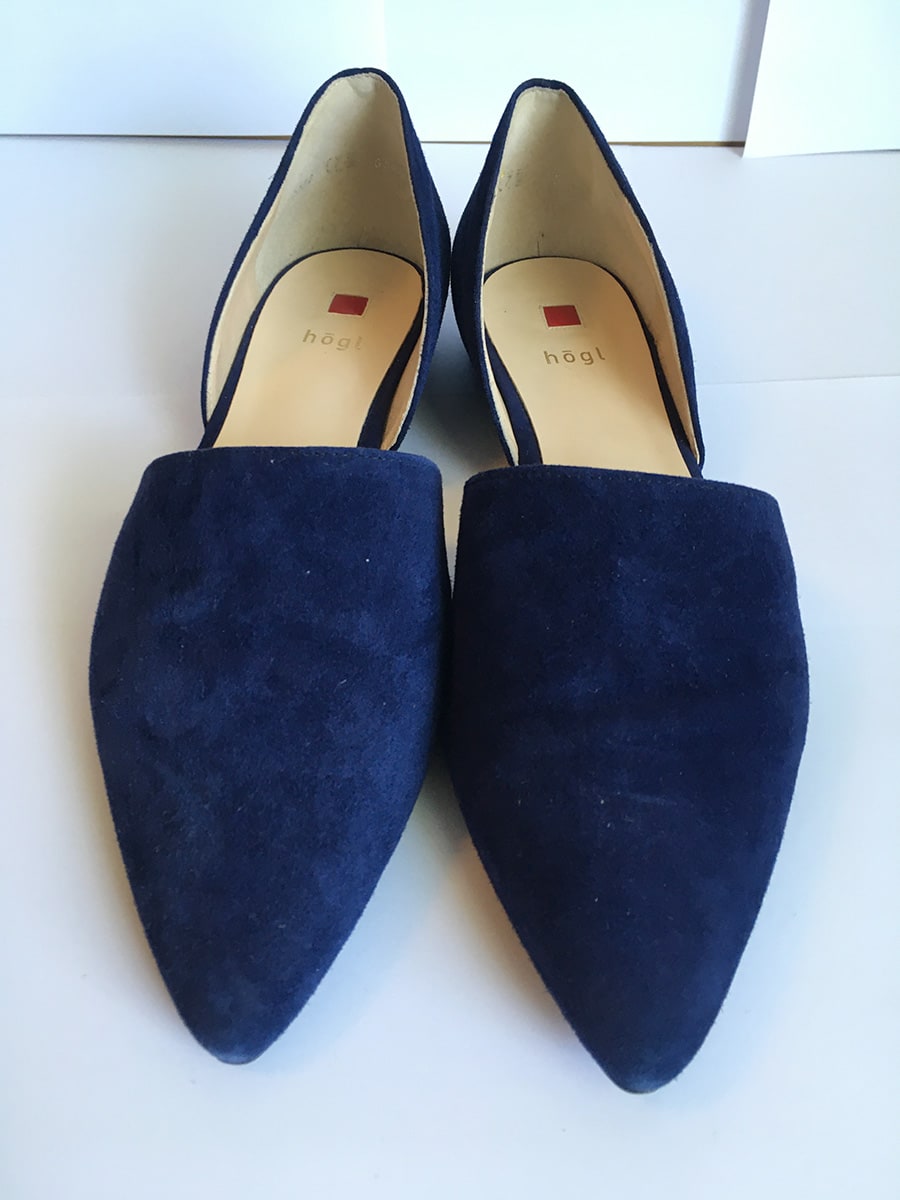 Blue shoes