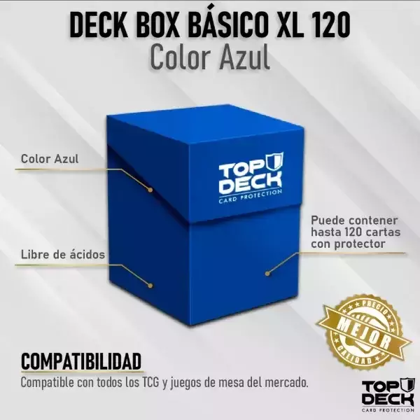 Deckbox 120xl Top Deck Azul