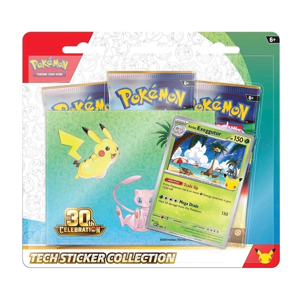 Pokemon TCG 30th Tech Sticker Exeggutor