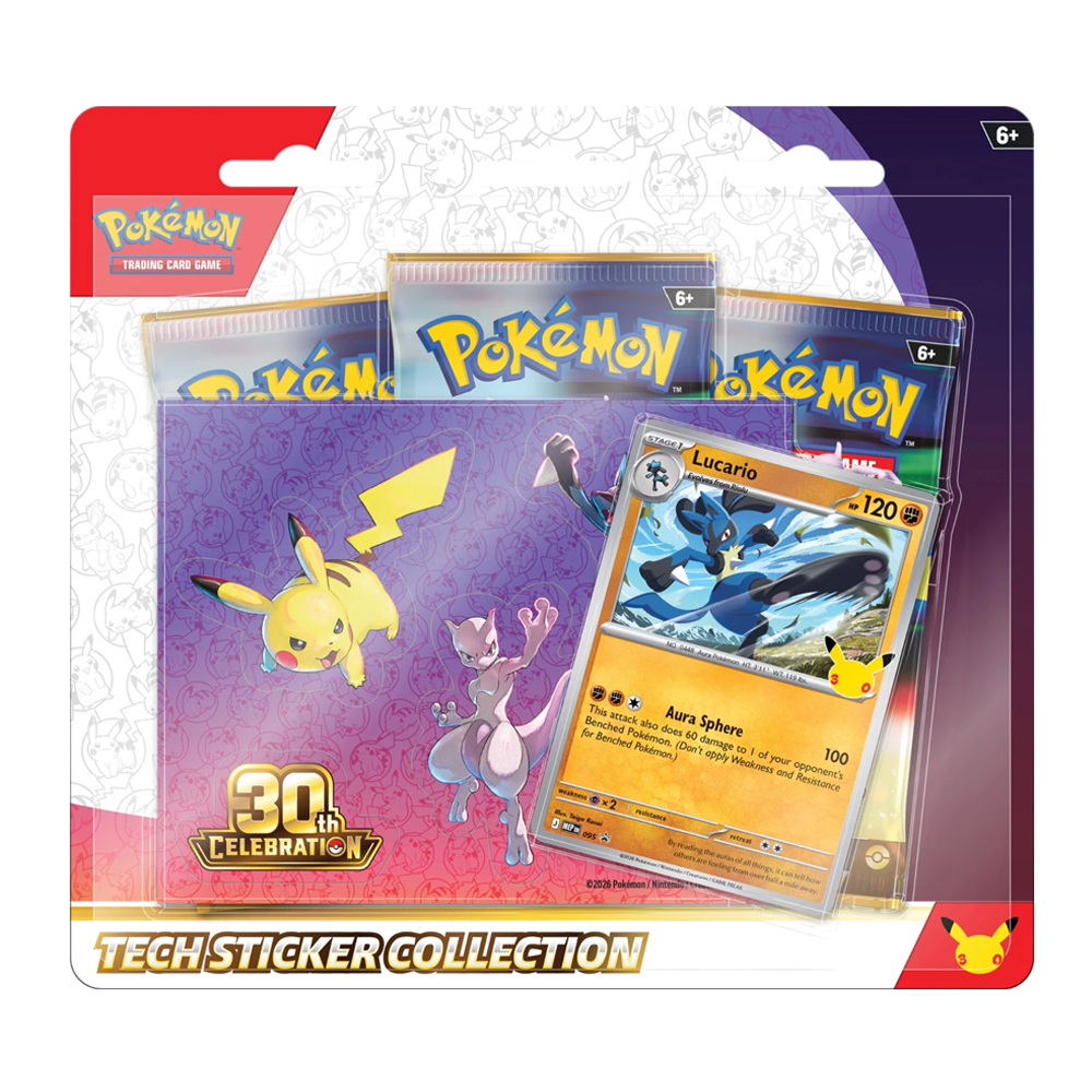 Pokemon TCG 30th Tech Sticker Lucario