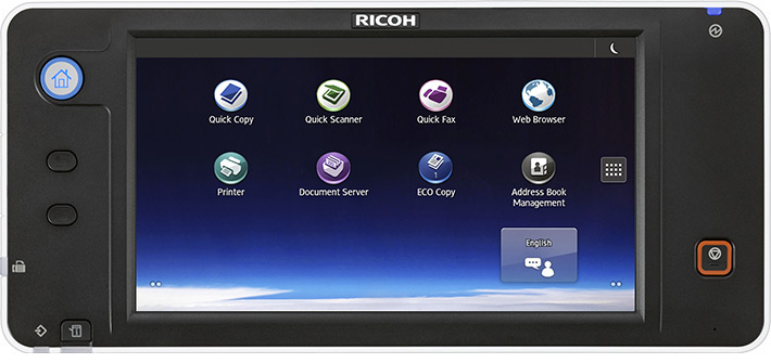 Ricoh smart operation panel simulator