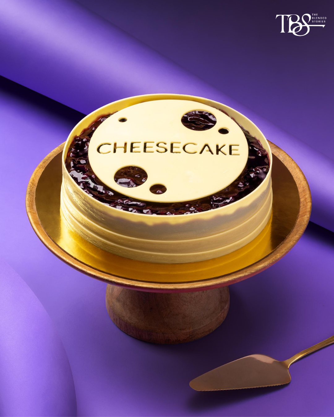 Bombay Baking Company - Blueberry Cheesecake.