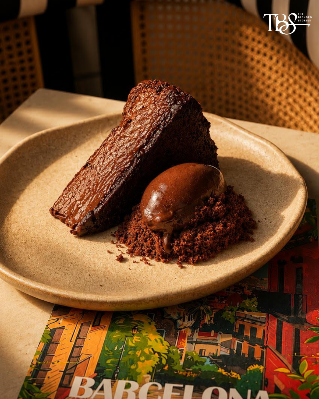 District 11 - San Sebastian Burnt Cheesecake.