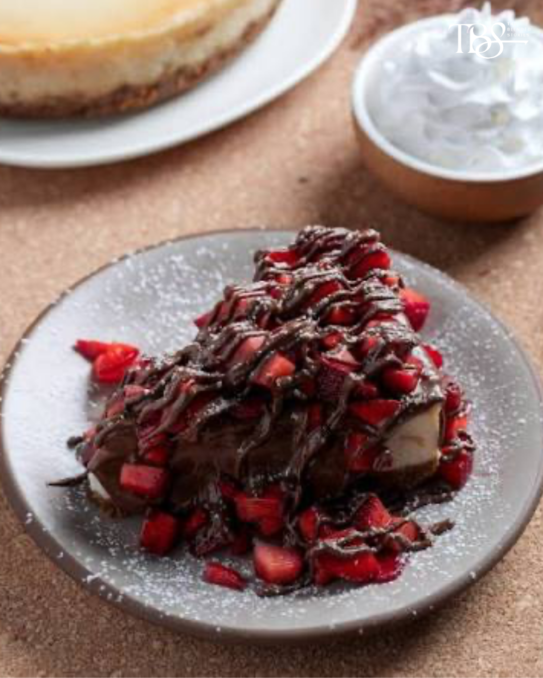 Dessert Therapy - Nutella & Strawberries Cheesecake.