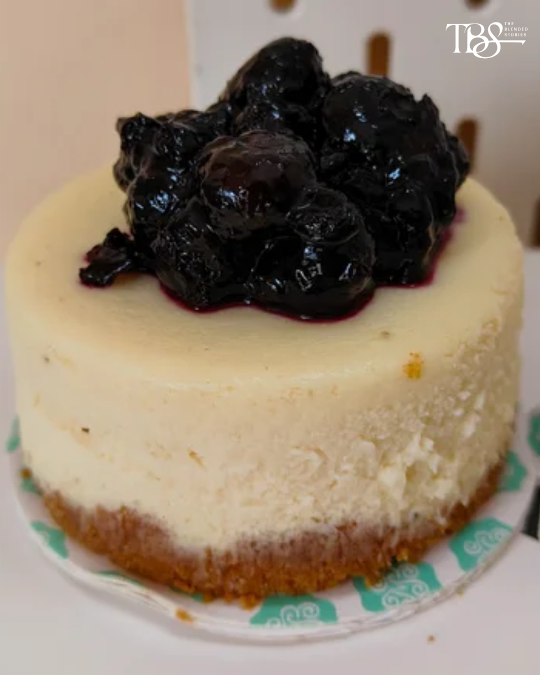 Magnolia Bakery - Blueberry Cheesecake.