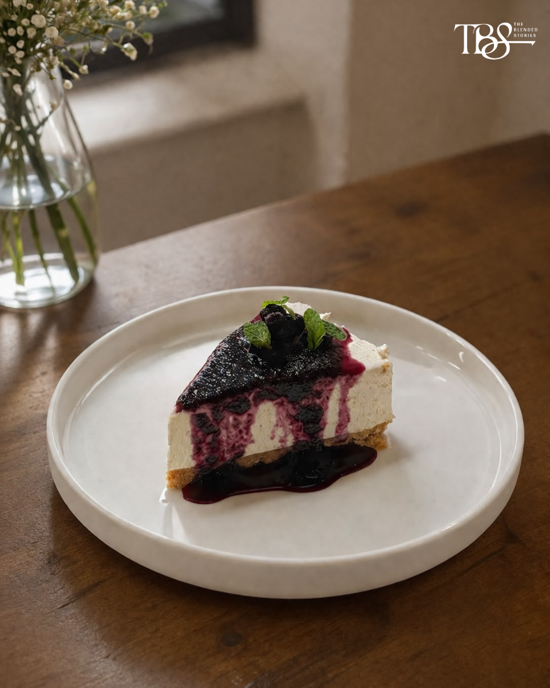 Scarlett House - Blueberry Cheesecake.