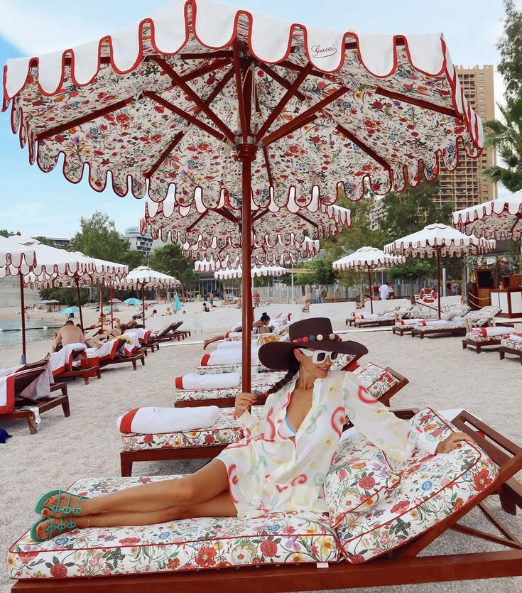 Gucci × La Rose des Vents, Monaco A colourful seaside takeover where fashion meets travel.