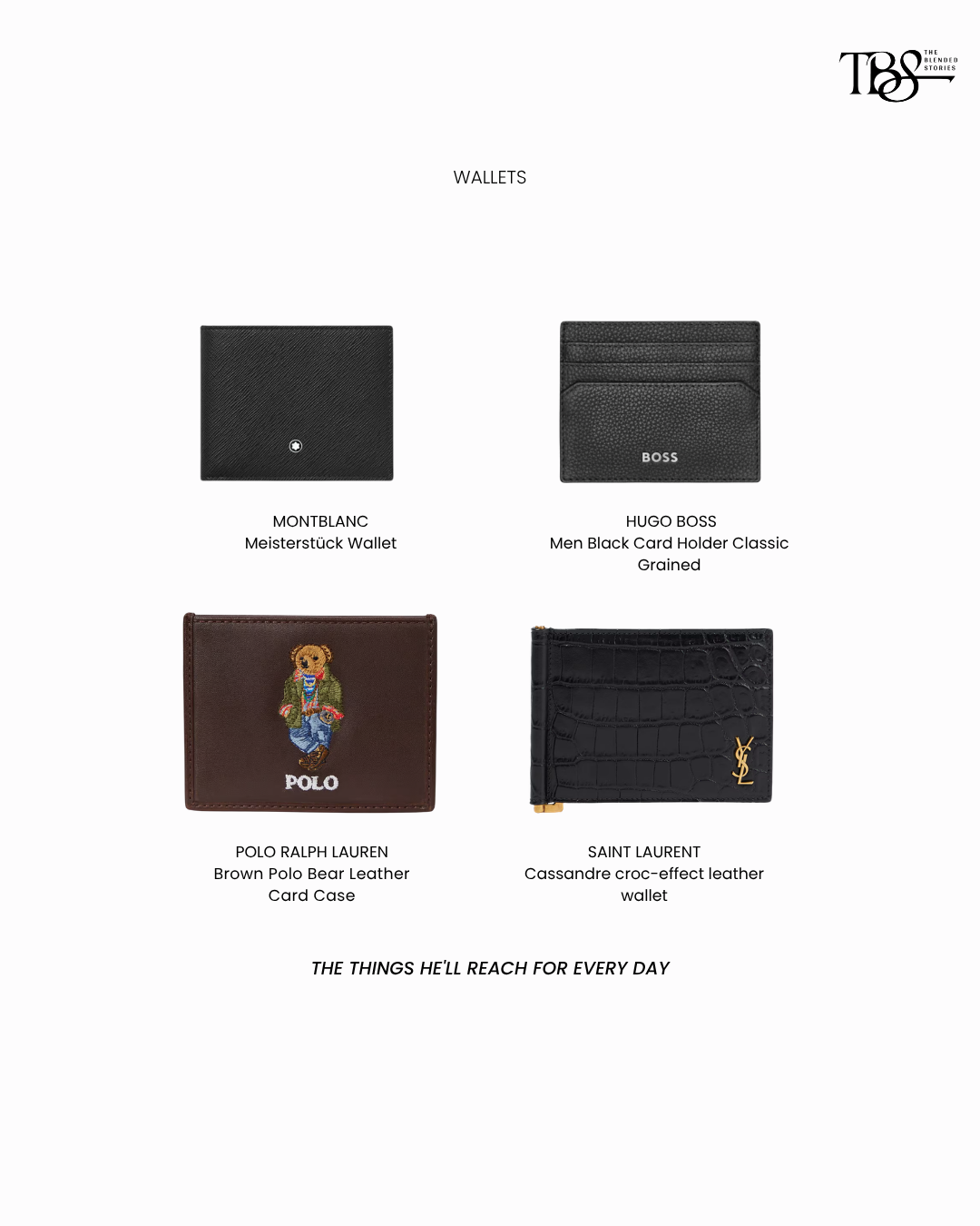 Wallets, card holders and everyday companions built to last.
