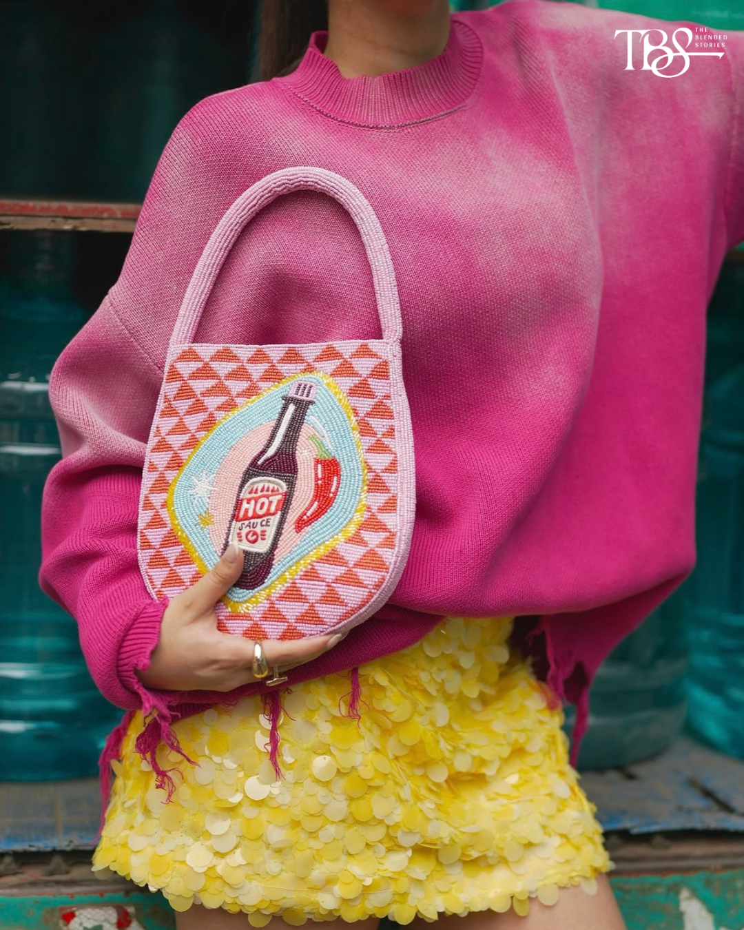 Gaga Bag — Notice Me A playful statement piece for the sister whose accessories are always the conversation starter. Price: ₹7,500