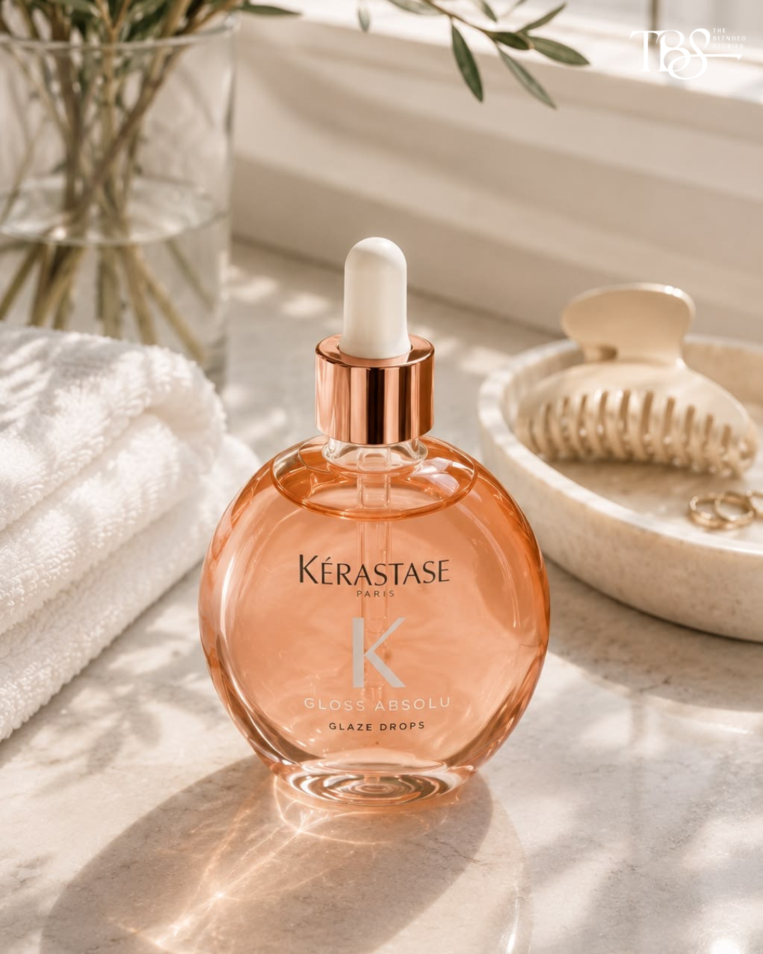 Gloss Absolu Glaze Drops — Kérastase A finishing touch for smoother, glossier-looking hair and a little extra shine. Price: ₹3,800