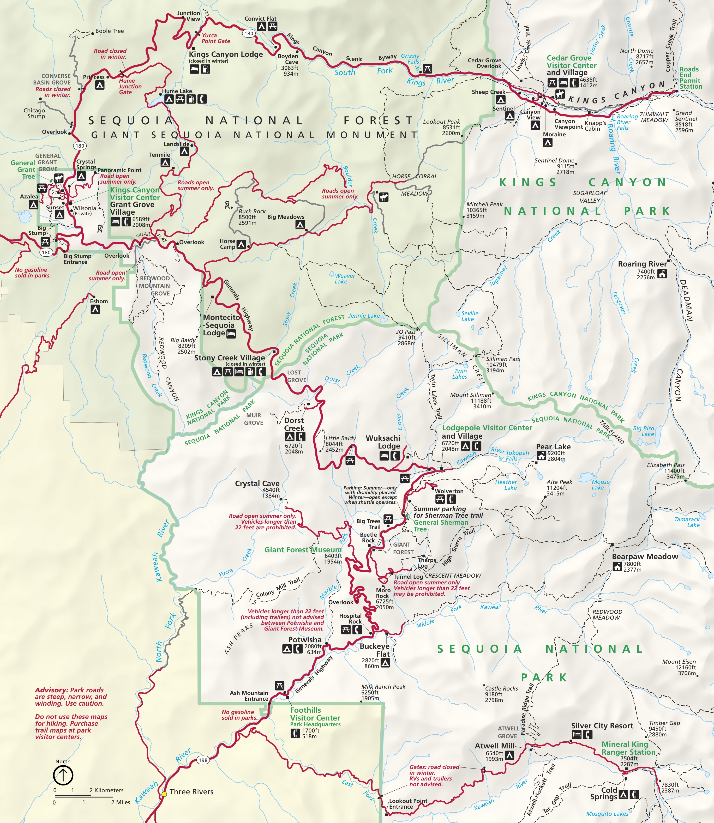 Sequoia道路地图（推荐路线下次补上）