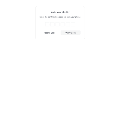 OTP Verification Form
