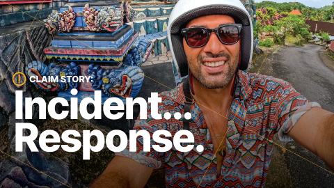 Tom, a 32-year-old teacher from Brisbane, was halfway through a solo trip around Bali when a morning ride through Canggu turned into a nightmare. While navigating a narrow street on his rented moped, Tom was clipped by a passing van and thrown onto the road. He sustained cuts to his arms and legs, along with a suspected fracture in his wrist.