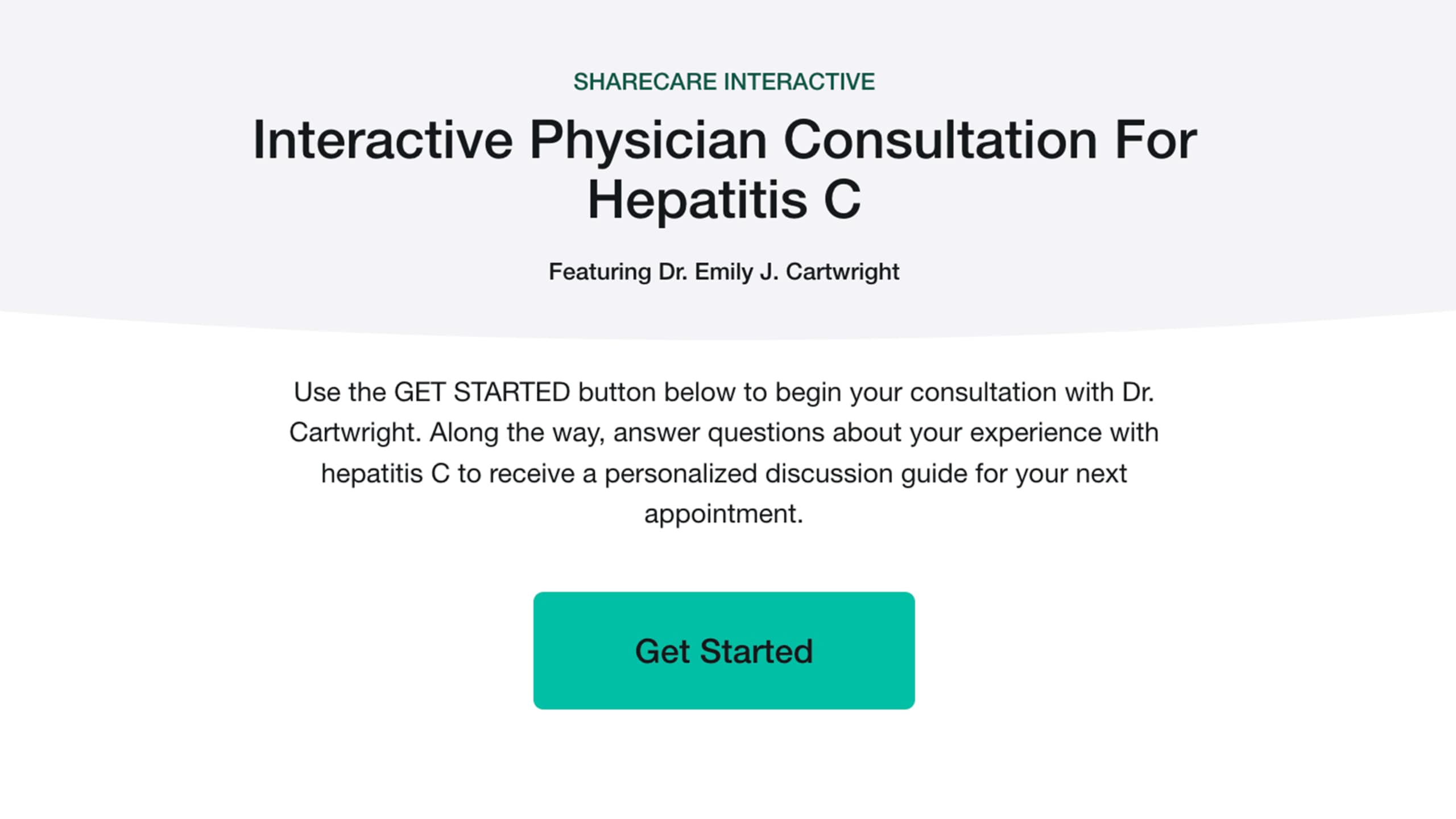 Interactive Physician Consultation: Hepatitis C