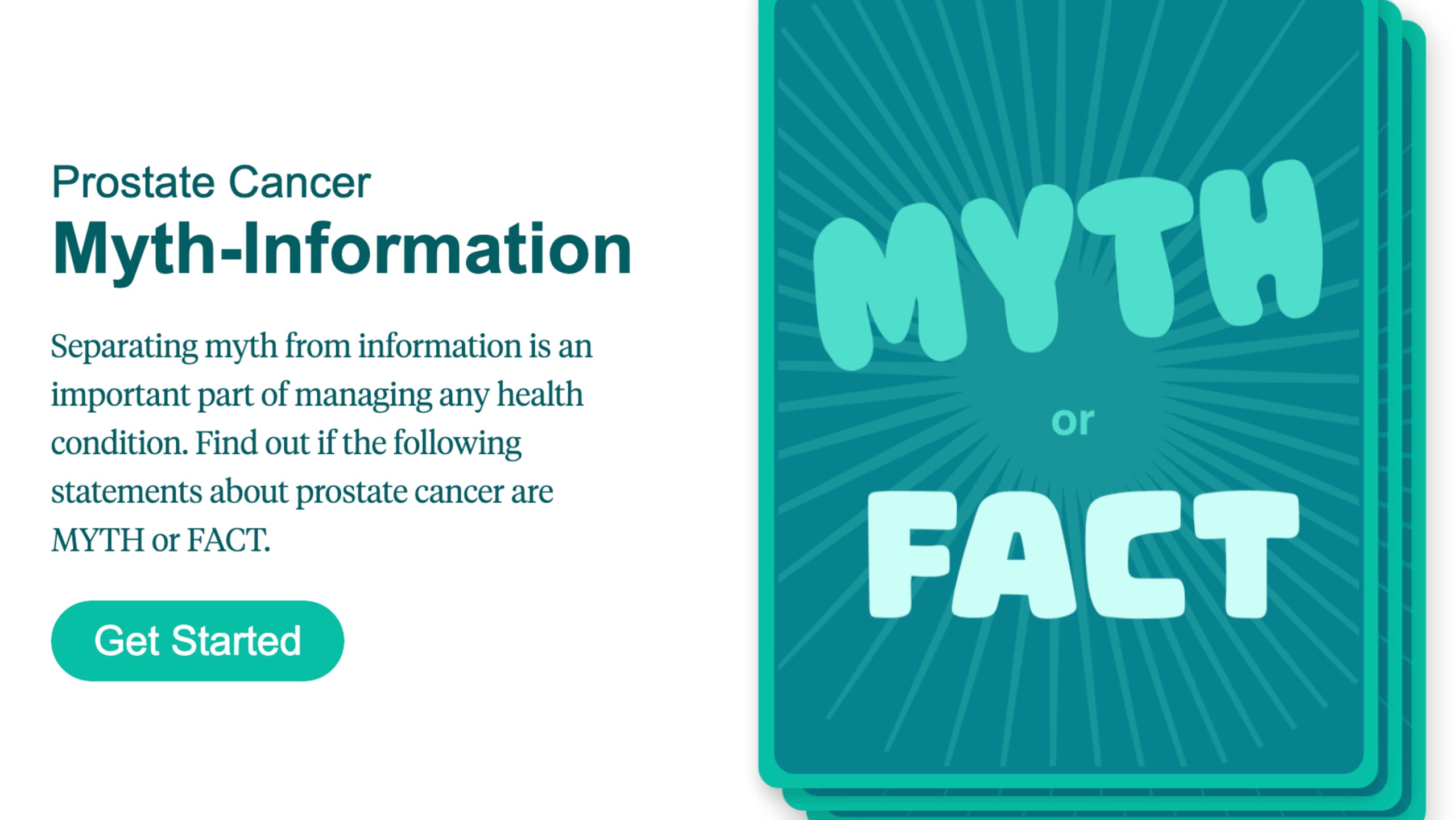 Myth Information: Prostate Cancer