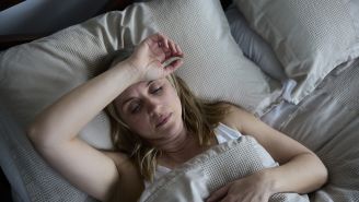 Why are sleep problems common during menopause?