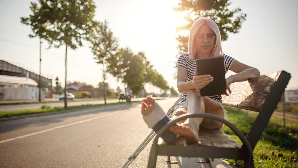 A broken bone could mean osteoporosis