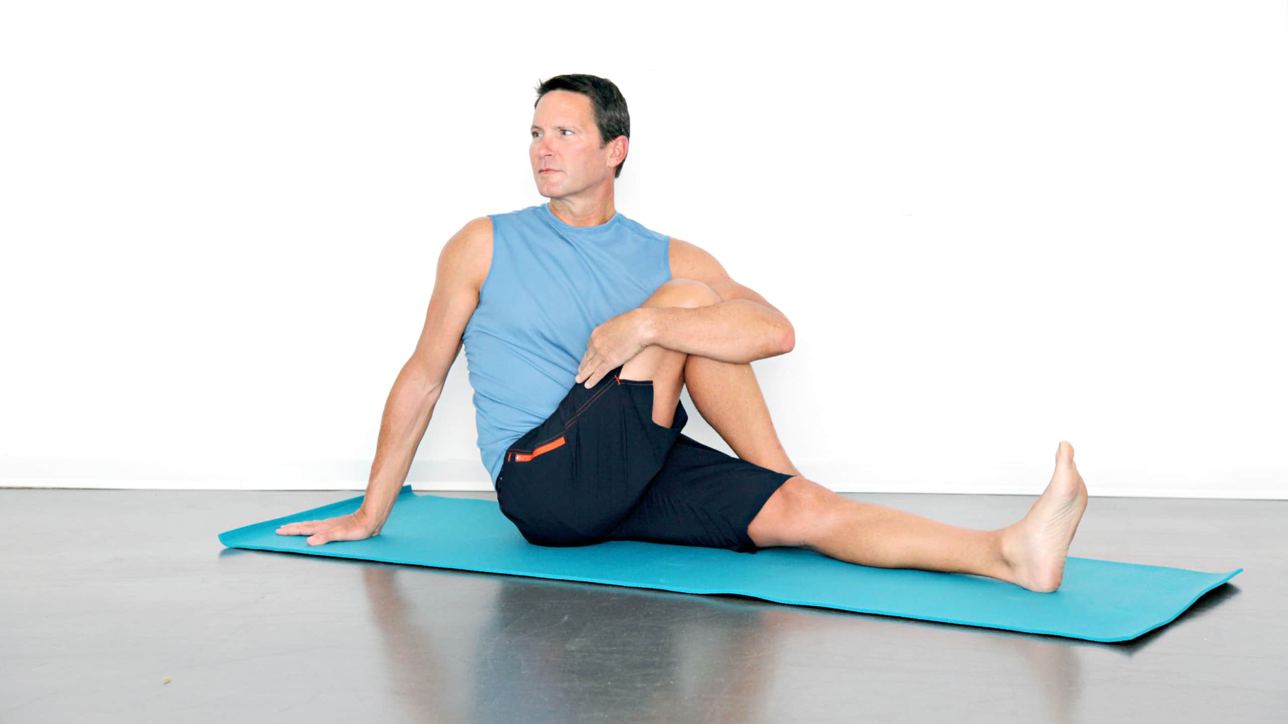 Seated spinal twist