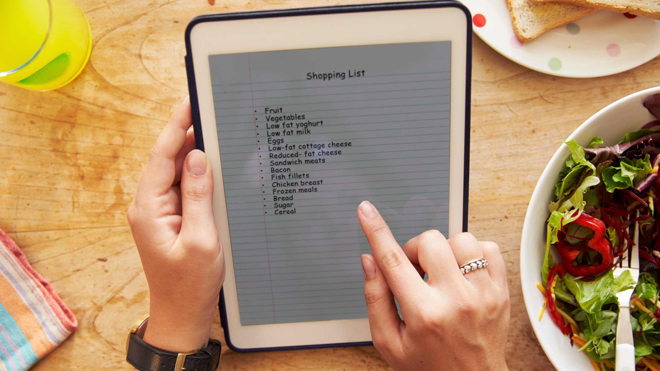 Make a shopping list