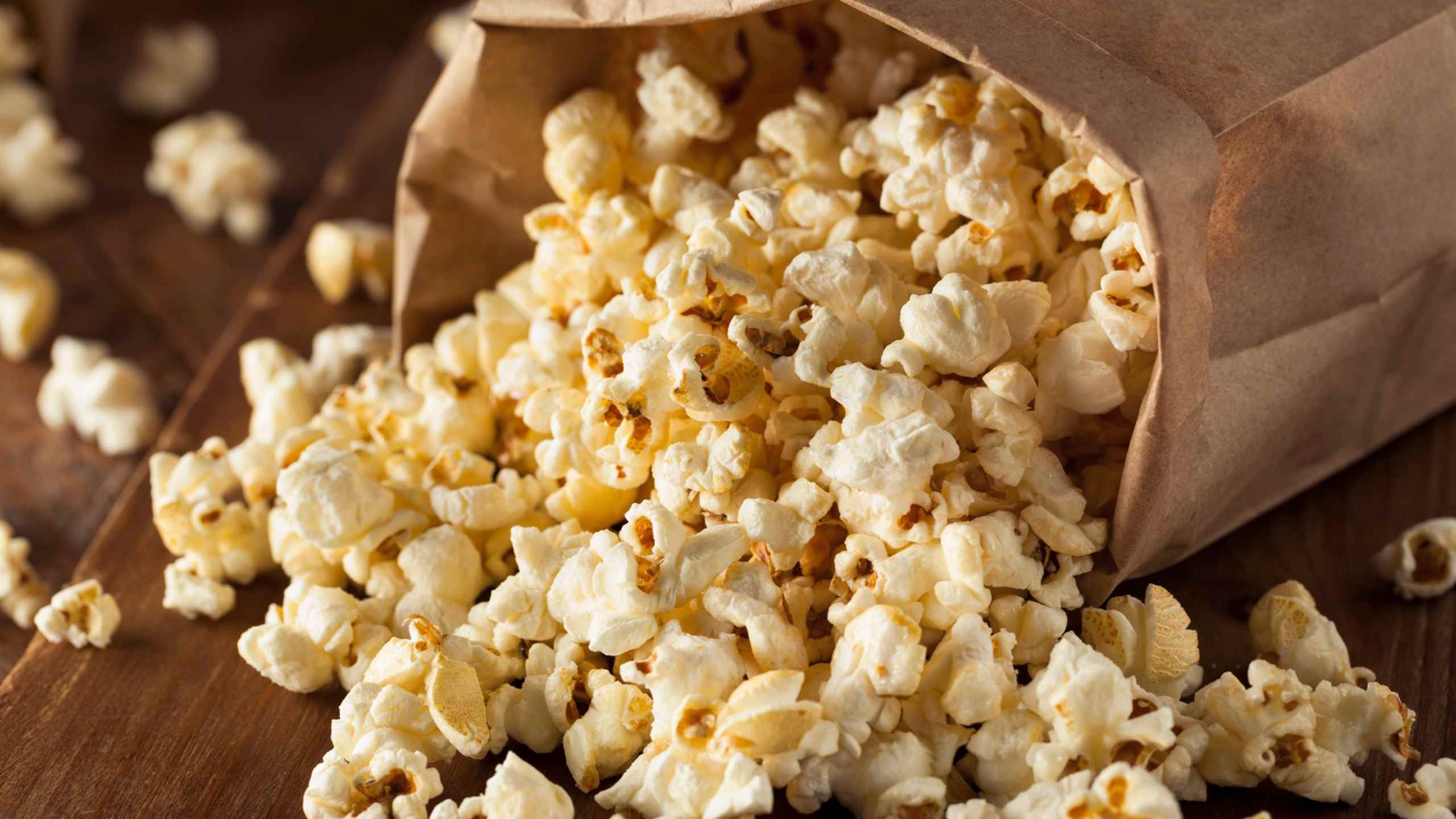 Packaged popcorn