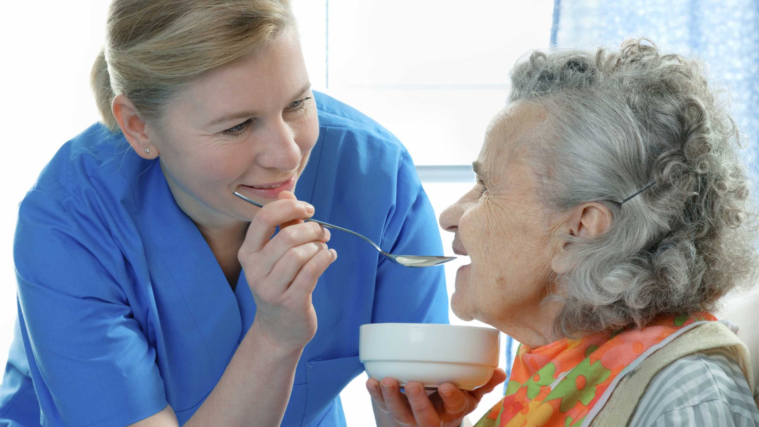 Helping patients with daily activities can torch calories