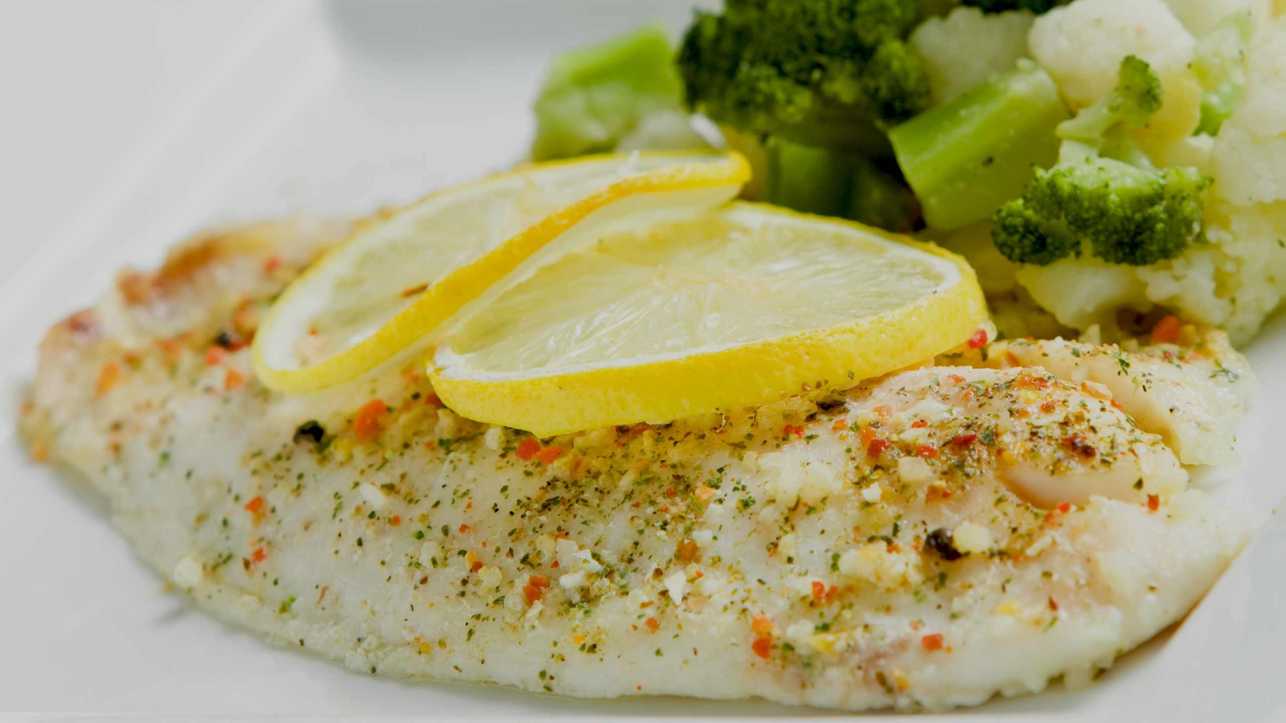 Almond crusted tilapia