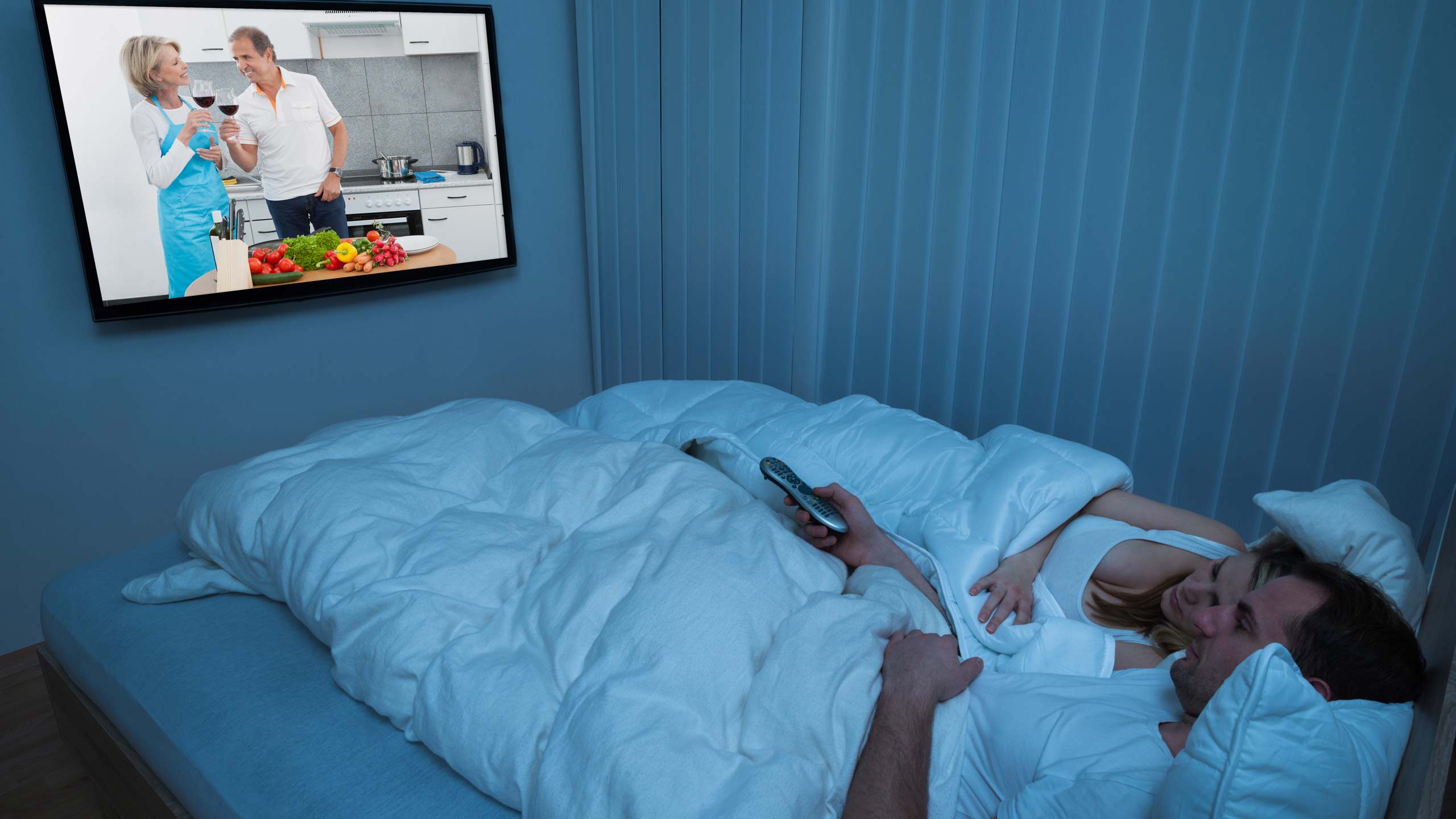 You’re listening to music or the TV