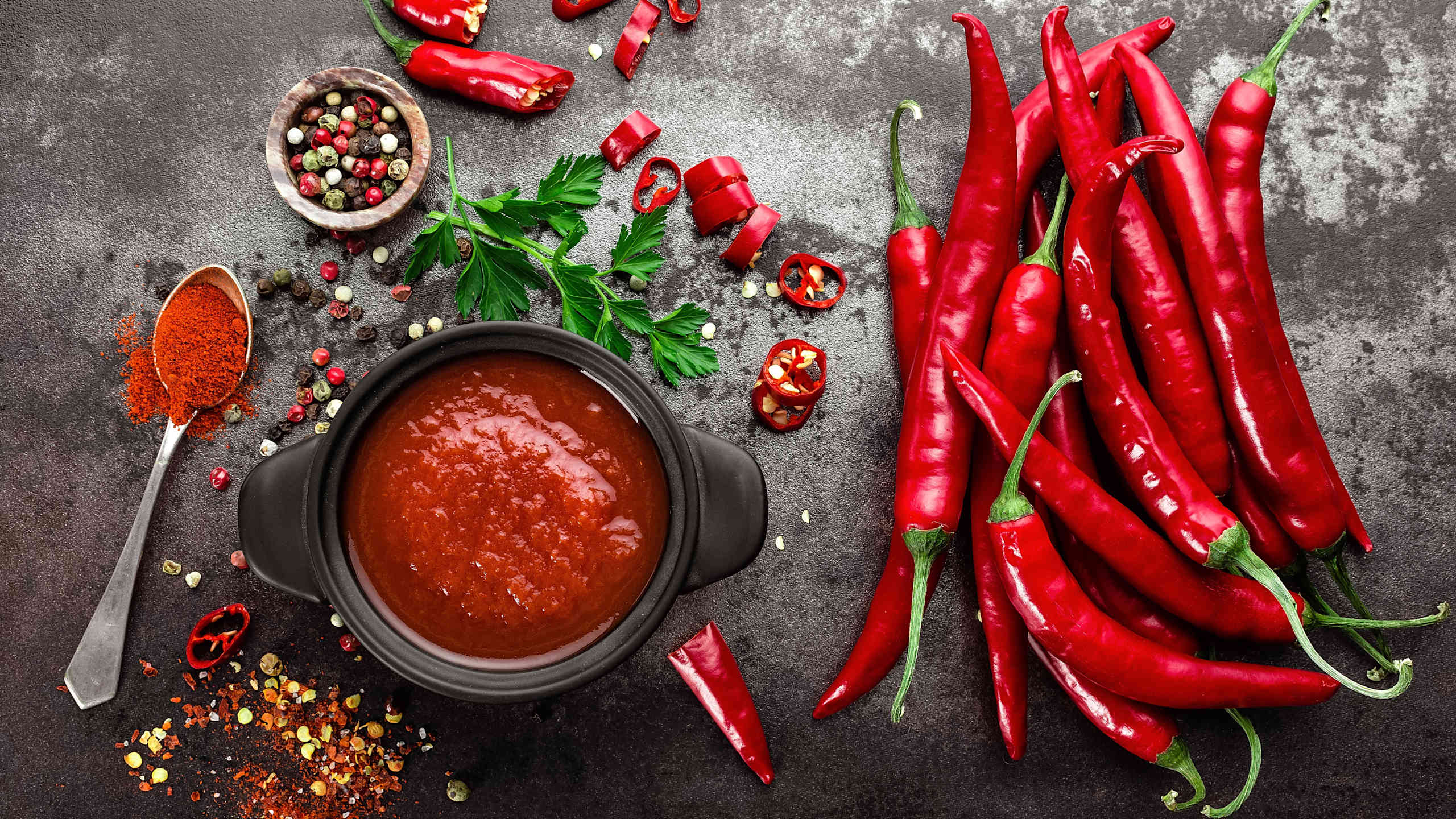 Spicy and acidic foods