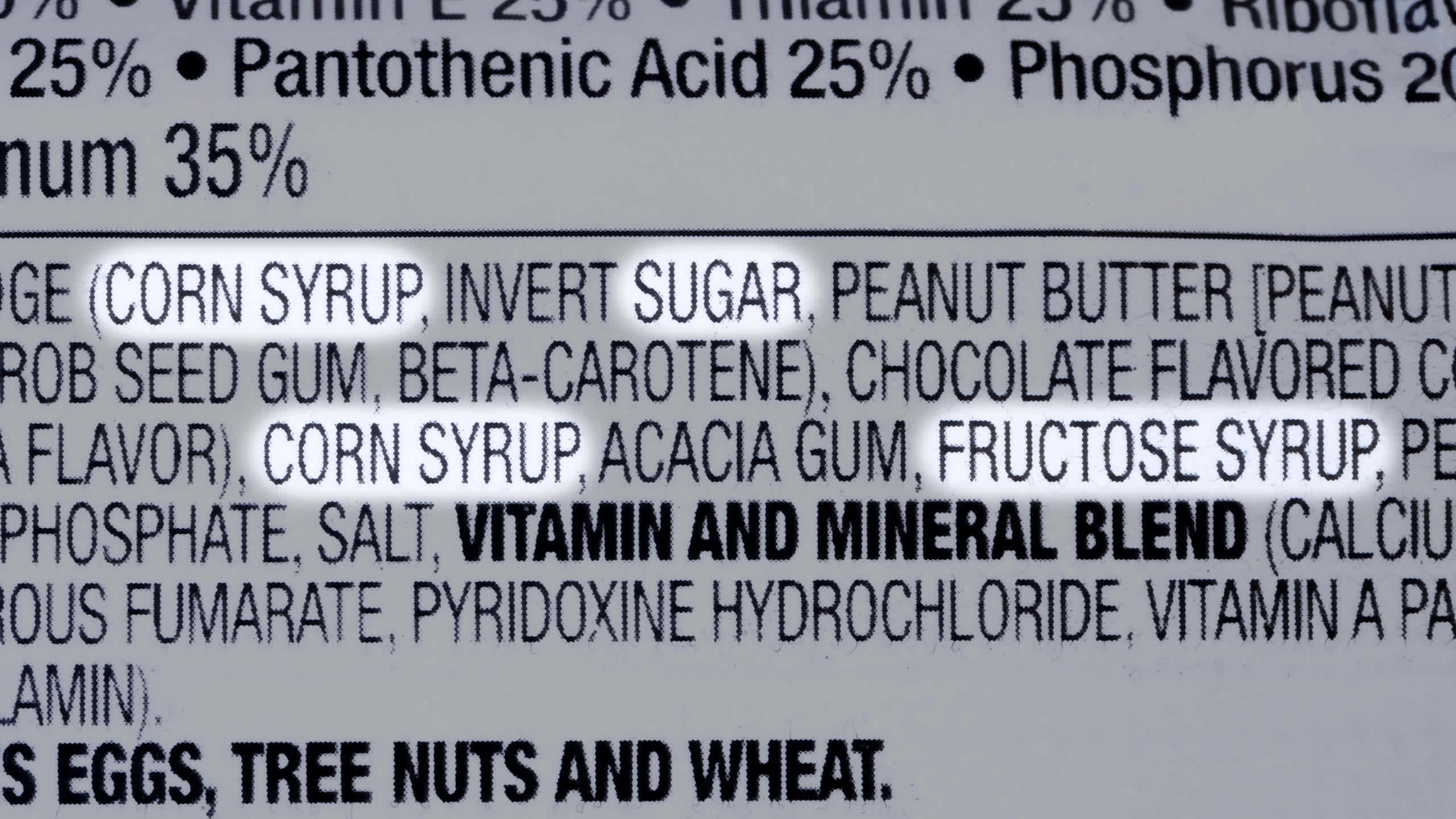 Cut the sugar