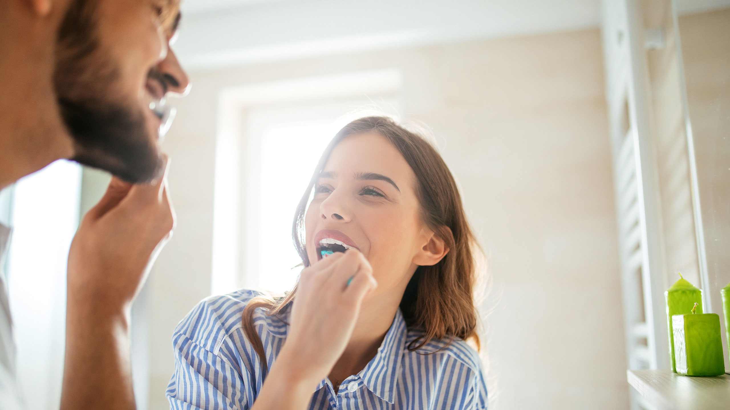 Brush your teeth