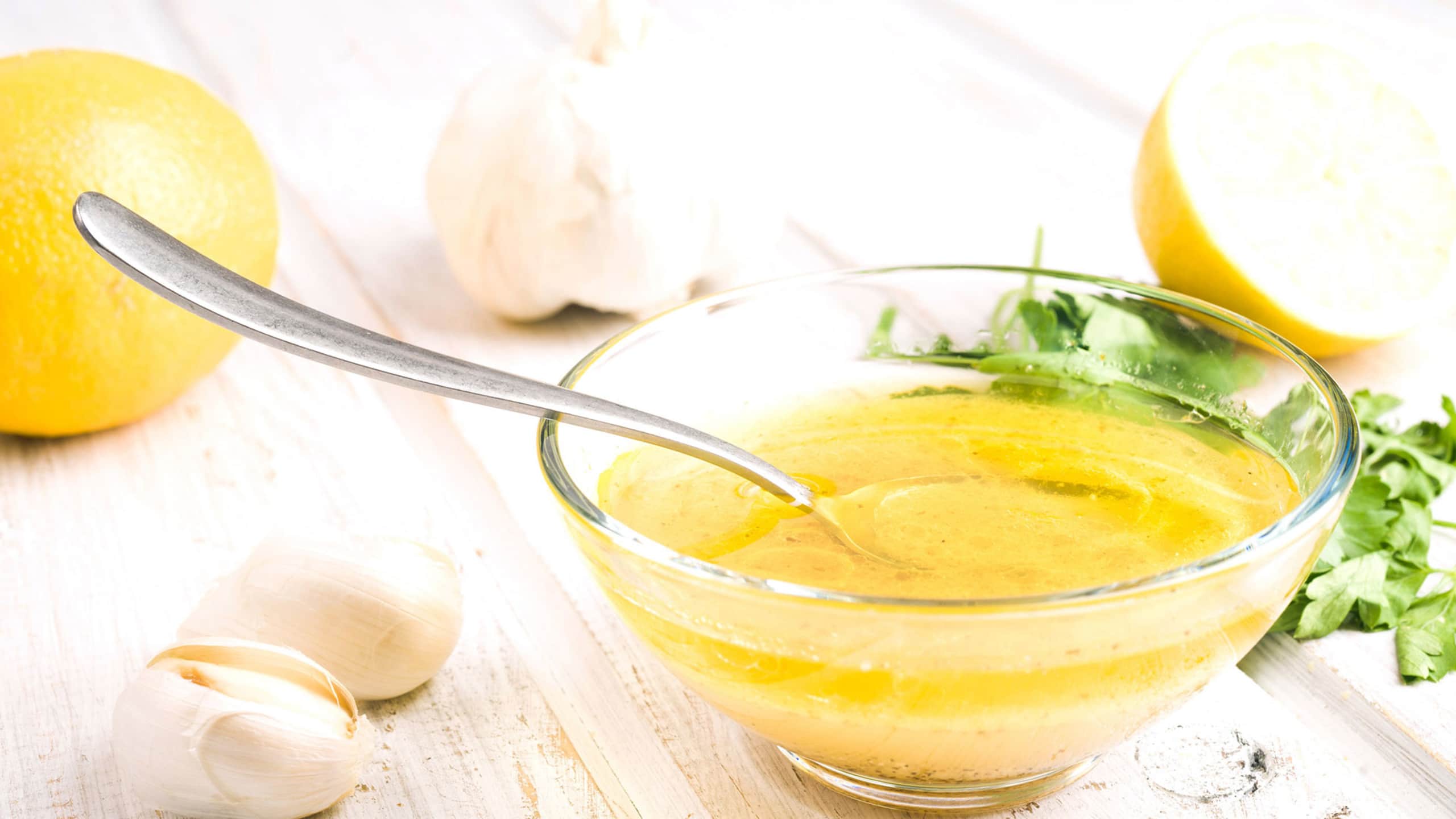 Oil and vinegar based salad dressings
