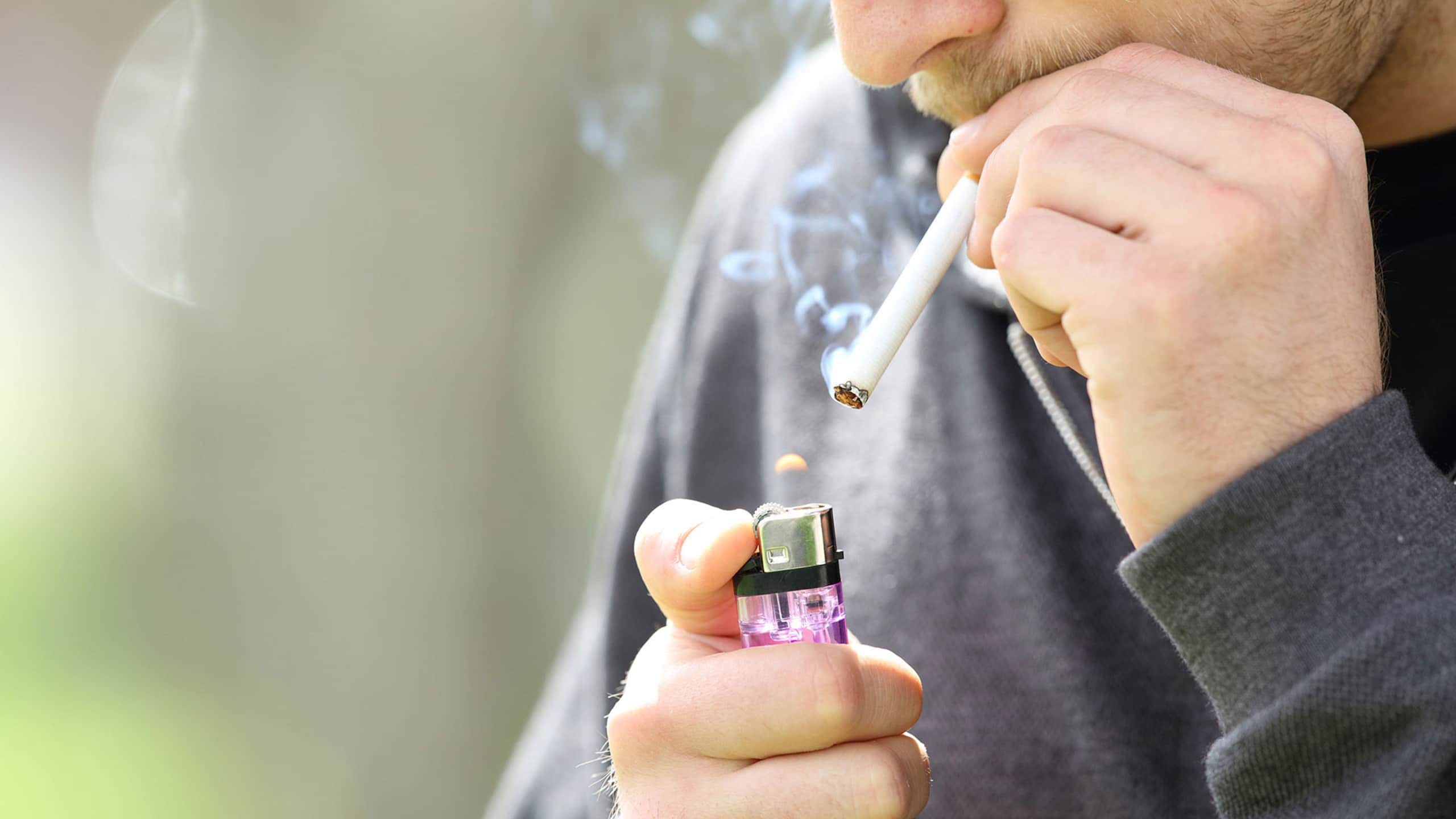 Continuing to smoke