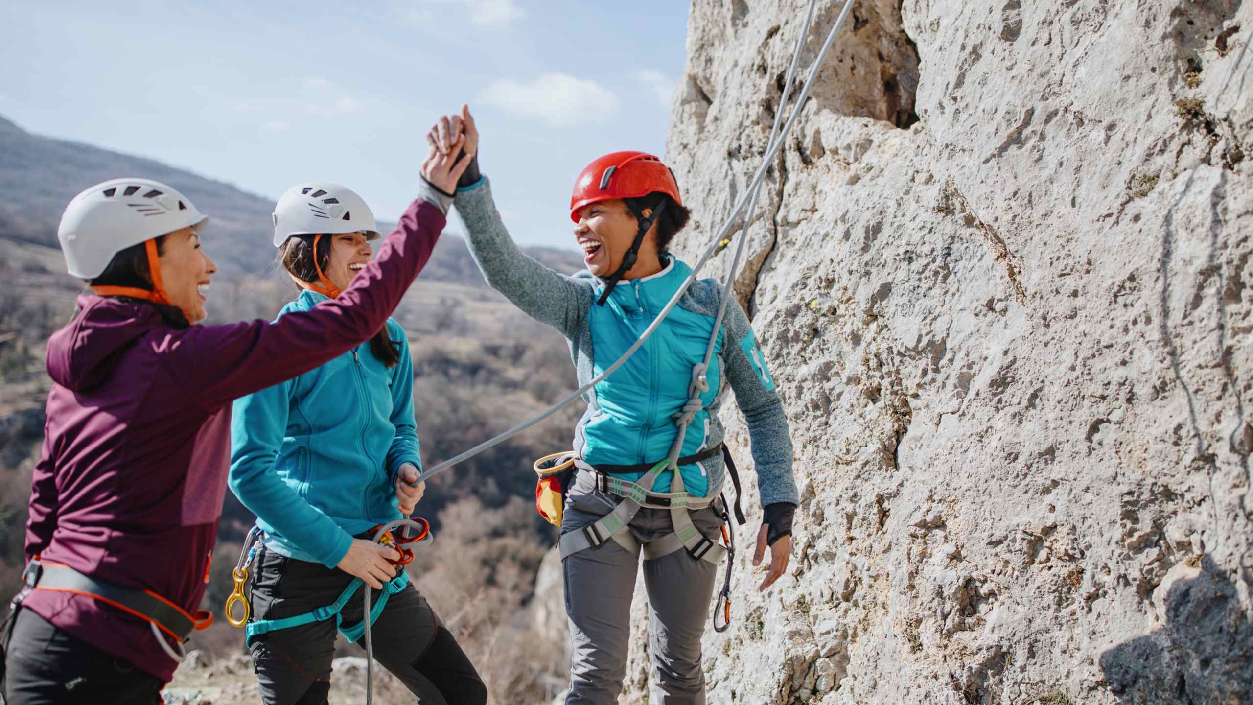 Rock climbing