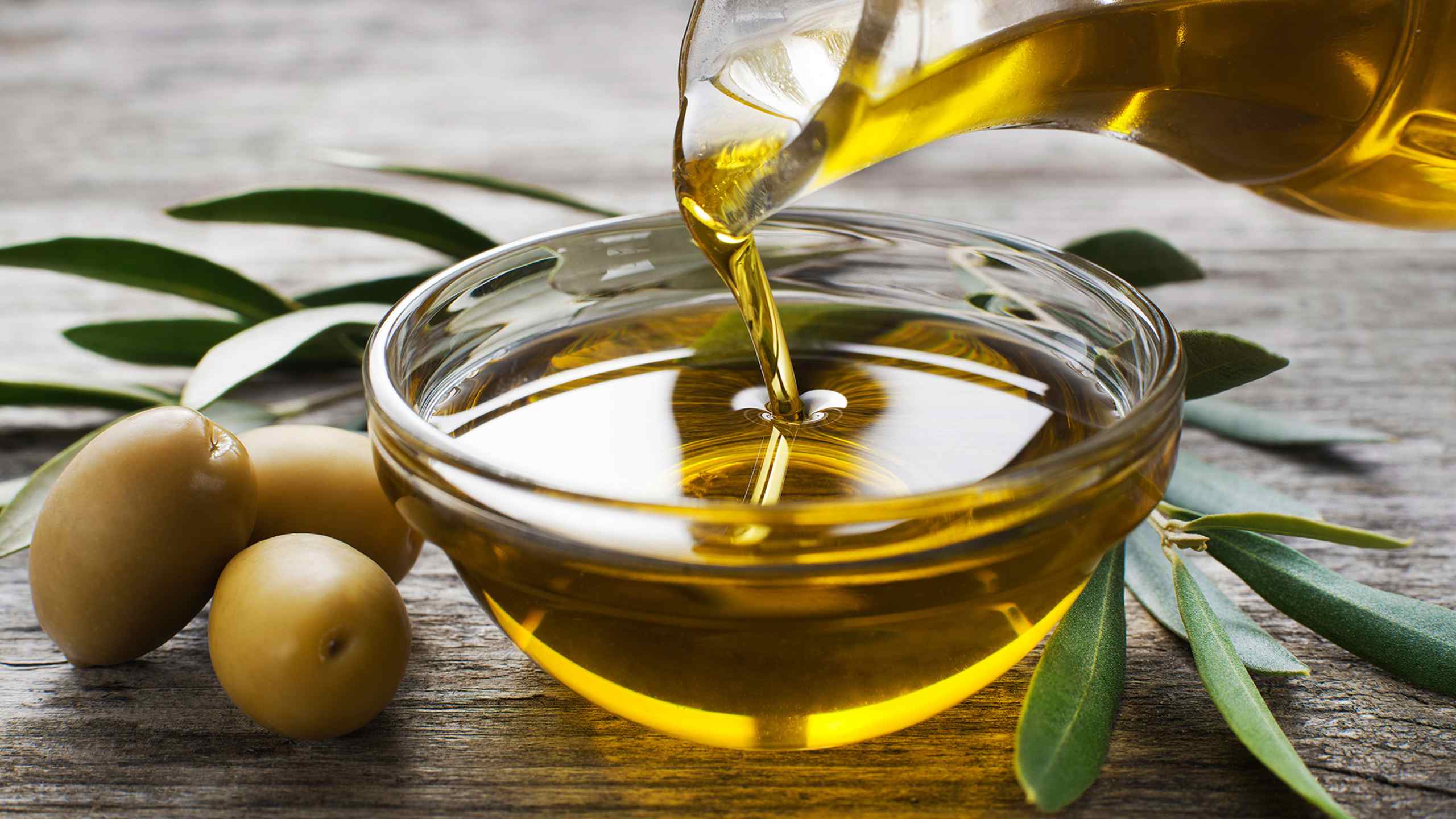 Drizzle on the olive oil
