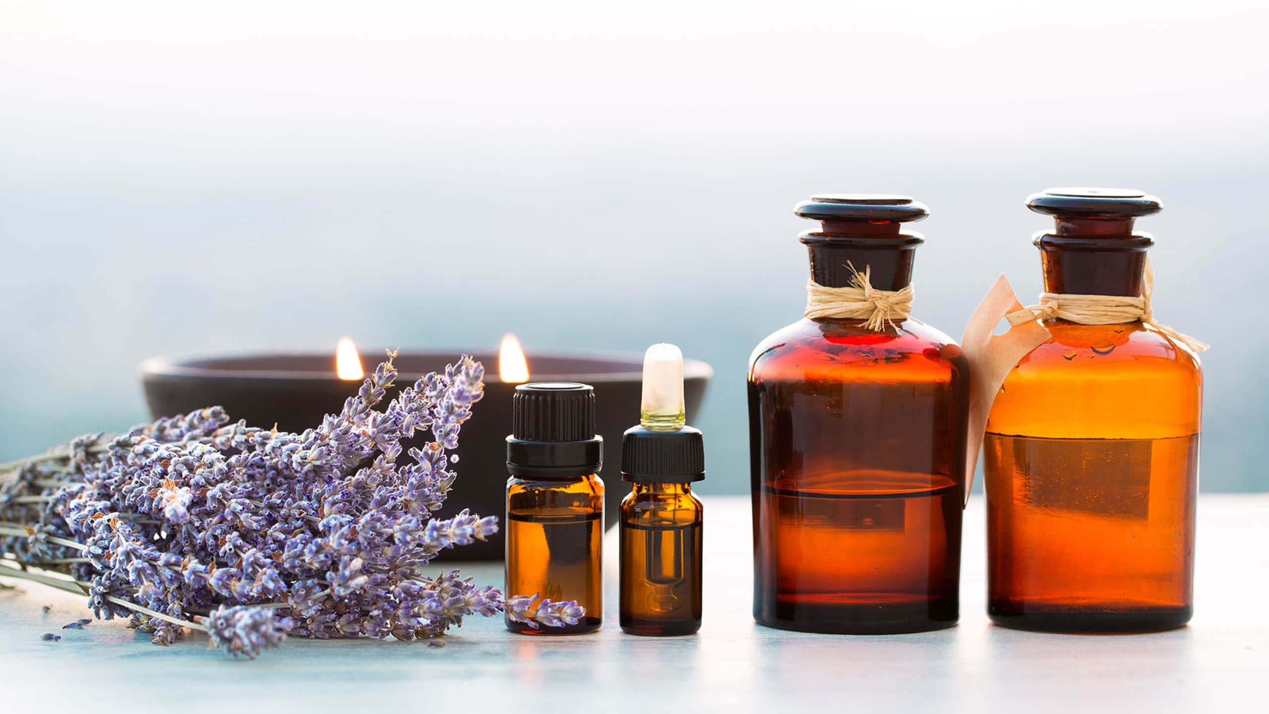 Inhale lavender (exhale tension)