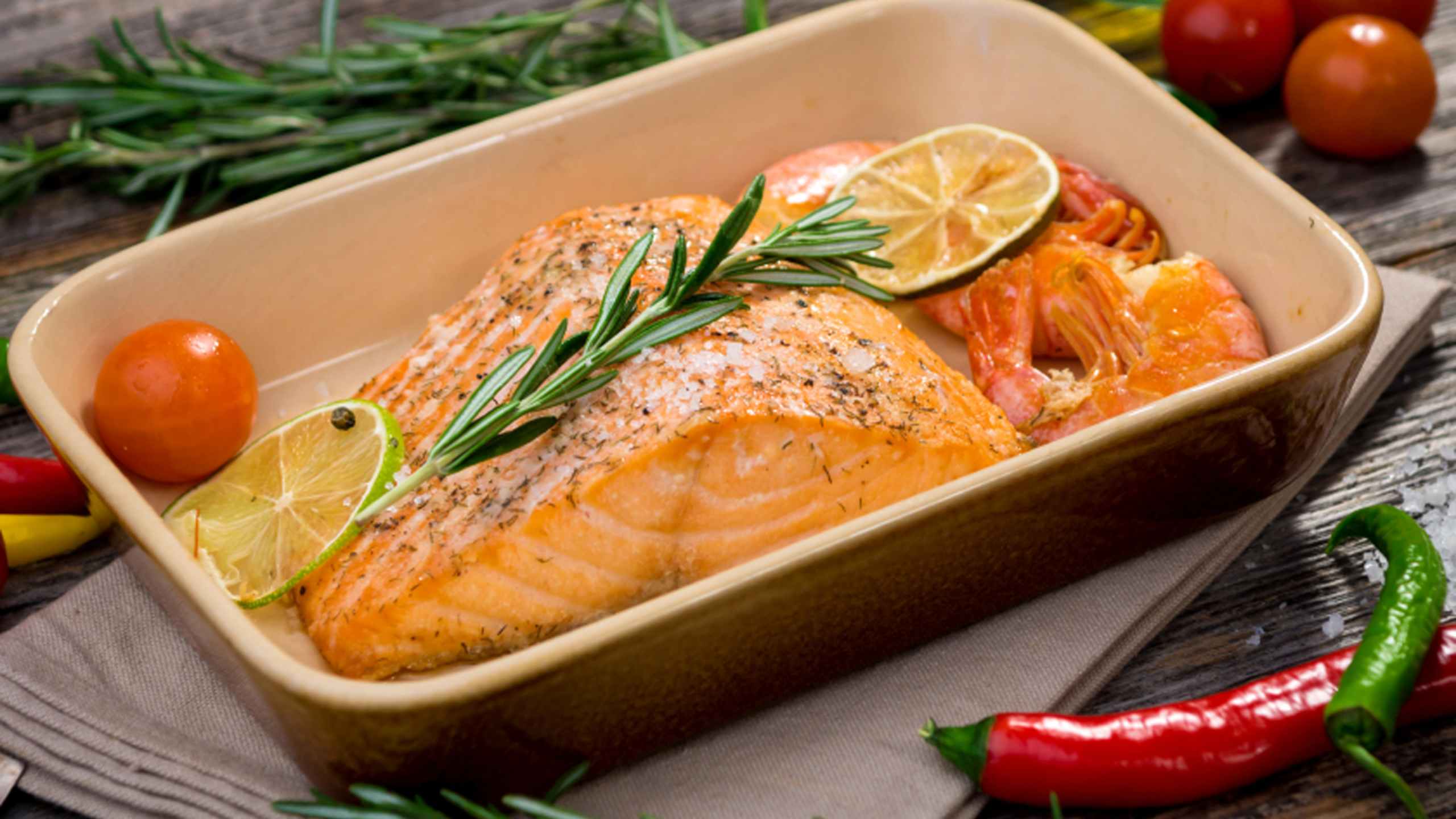Serve up fatty fish for skin protection